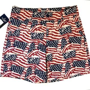 NWT Ariat 7" Tek Shorts - Patriotic Pattern - Various Sizes